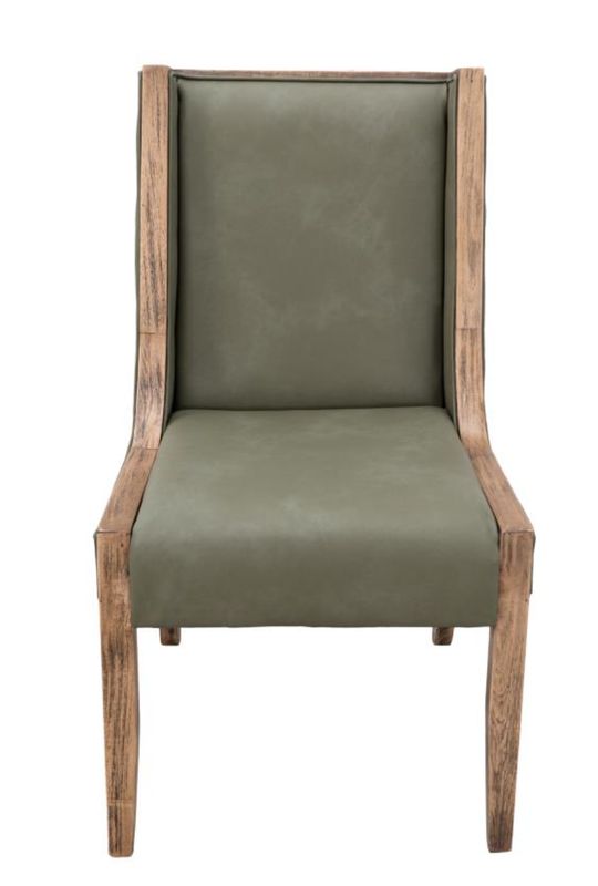 Olive Green Upholstered Dining Chair