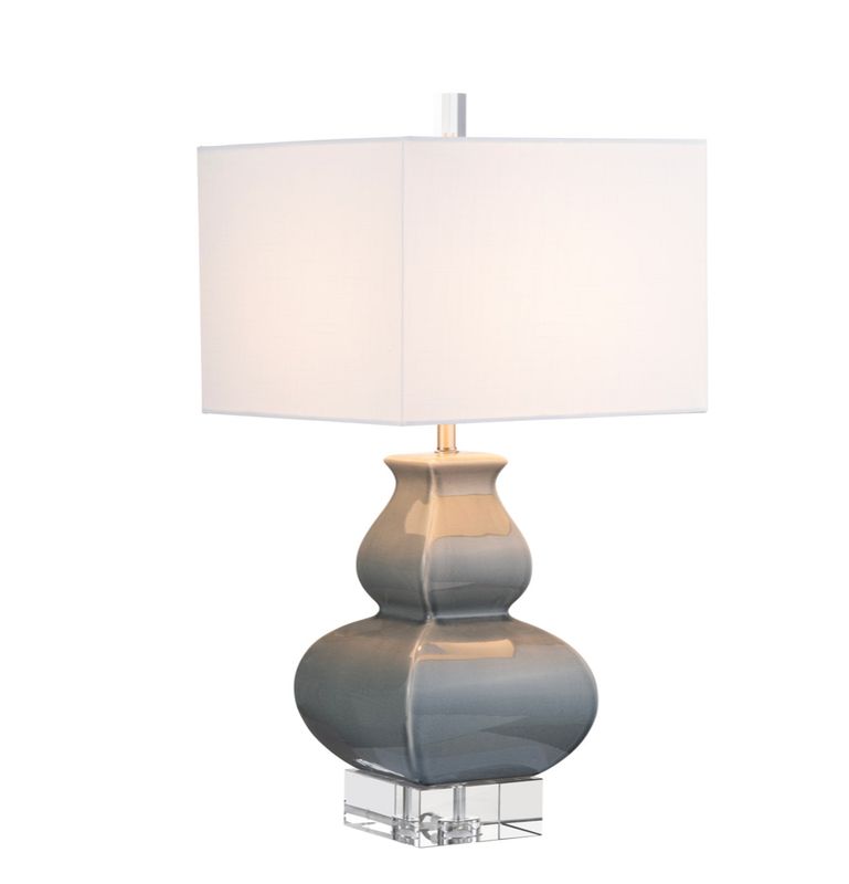 Grey Serafina Table Lamp