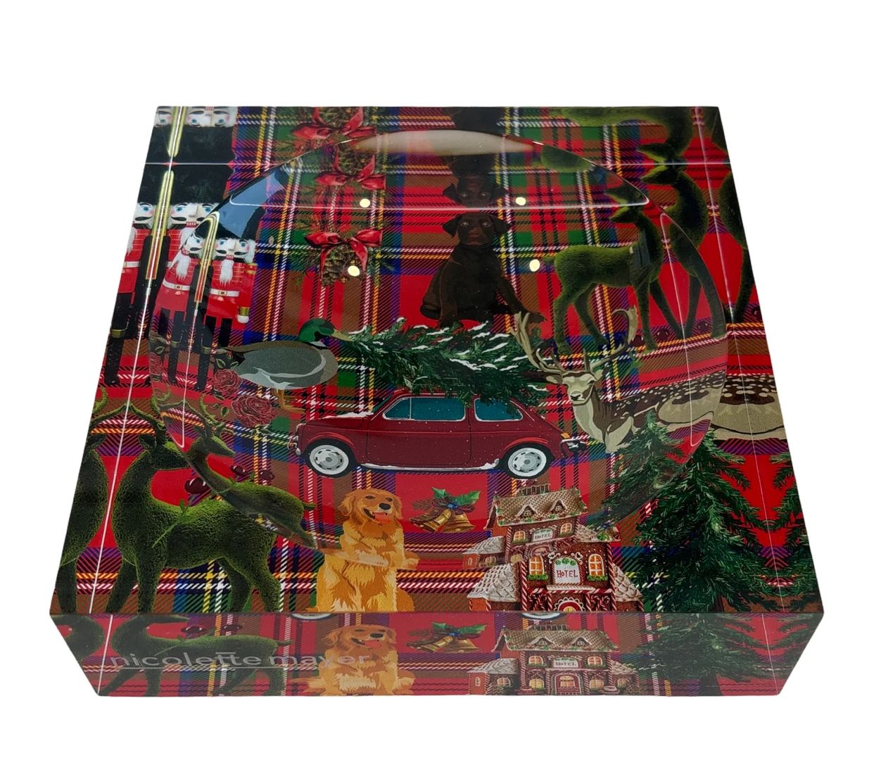 Christmas Candy Dish/ Catch All Dish 6x6