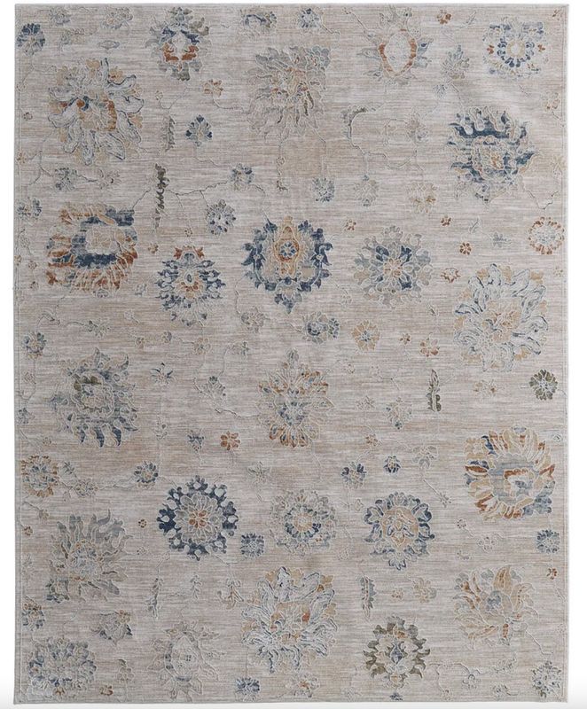Beige/Blue Pasha 7&#39;10&quot; x 10&#39;3&quot;