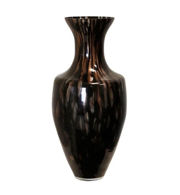 Aventurina Iris Ebony Vase Tall