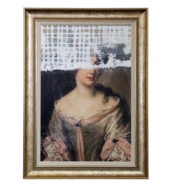 Masked Master III Framed Art 33&quot;X45&quot;