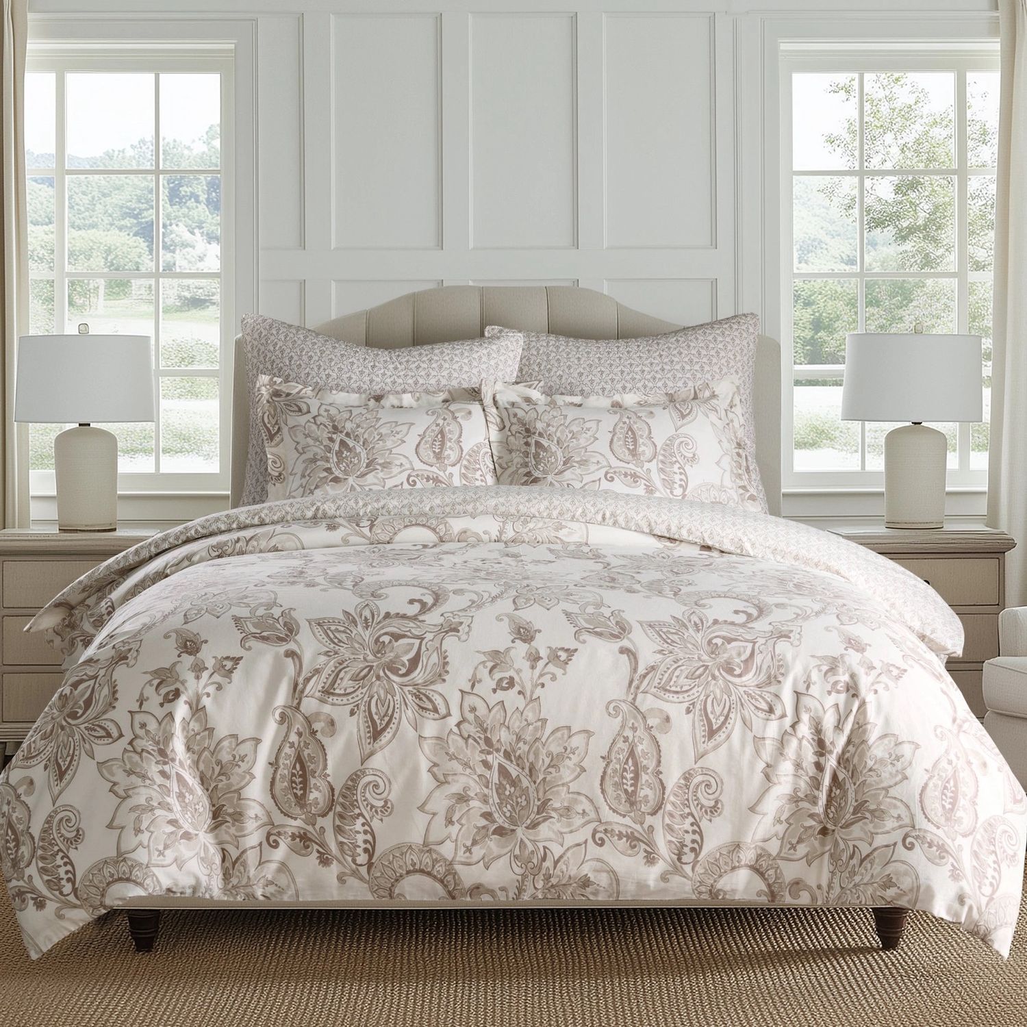 Bennett Comforter Taupe King