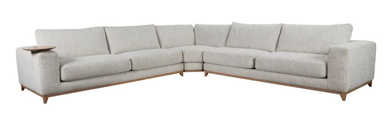 Donovan Sand Sectional 132x132