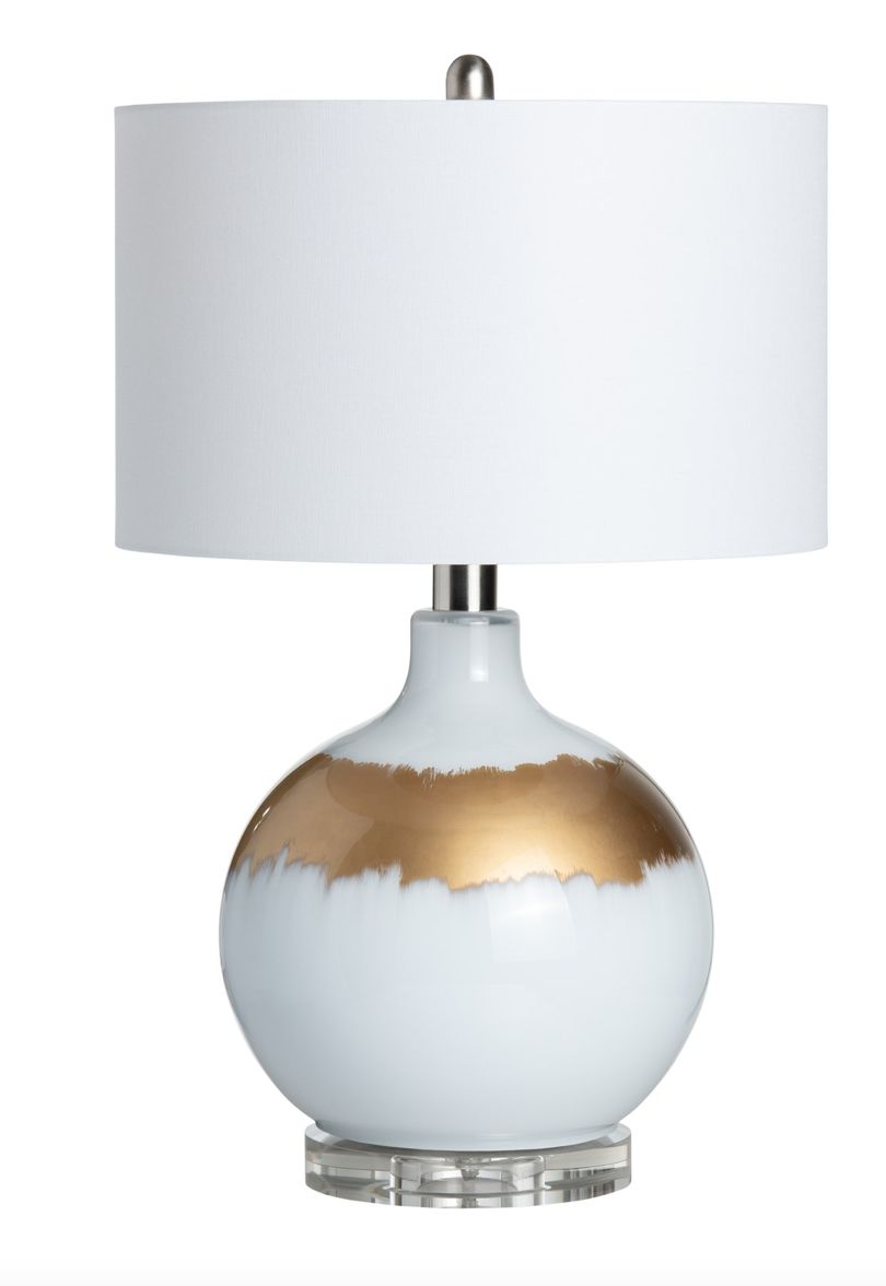 Dana Glass Table Lamp 27.5"H