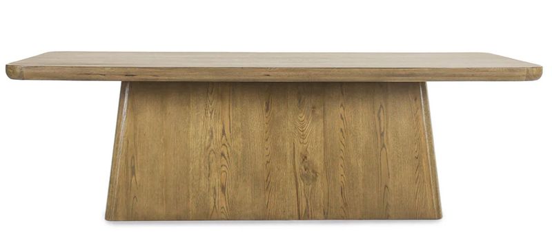 Orlando Oak 95" Dining Table Light Brown