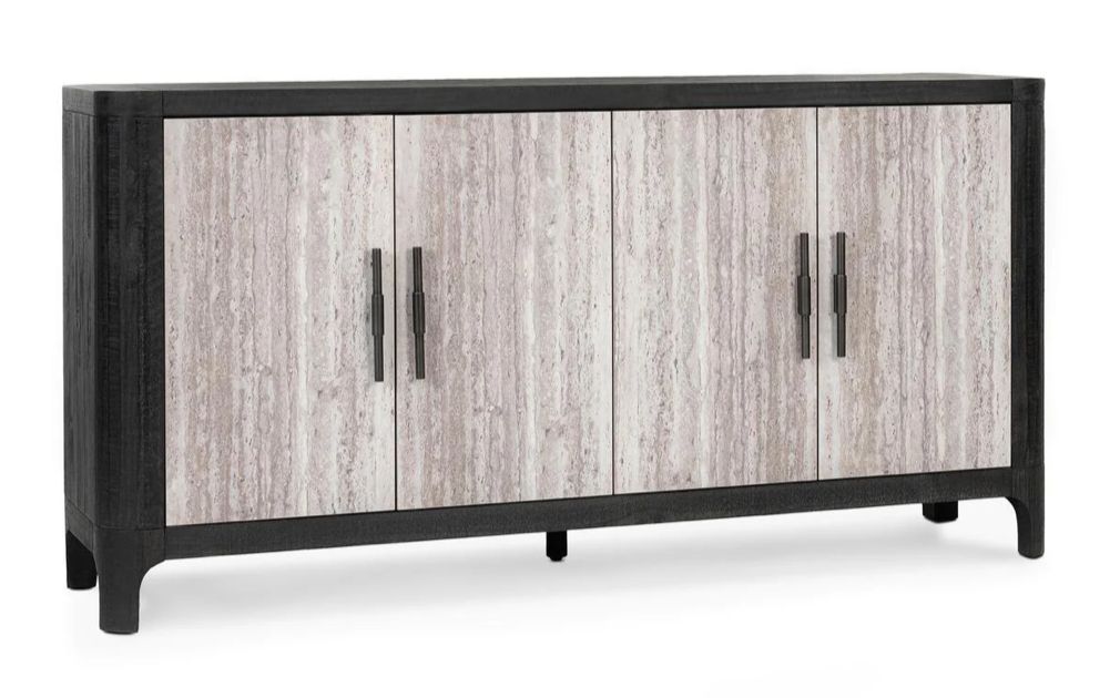 Alpine Reclaimed PineBuffet Black/Gray 72x18