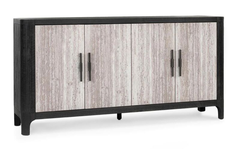Alpine Reclaimed PineBuffet Black/Gray 72x18