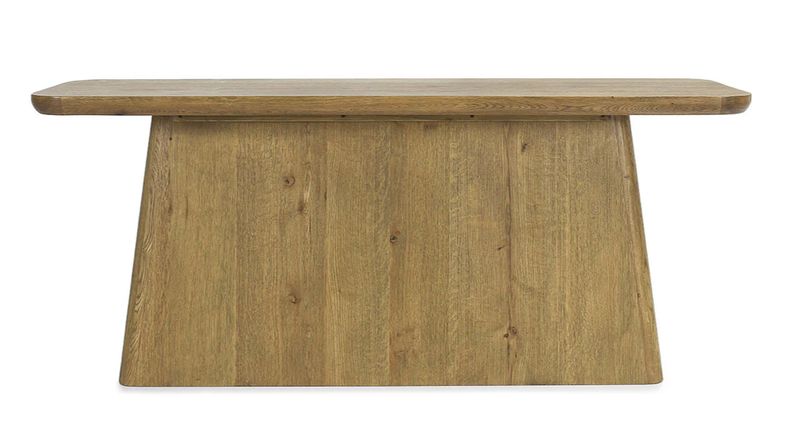 Orlando Oak Veneer 72" Console Table Light Brown