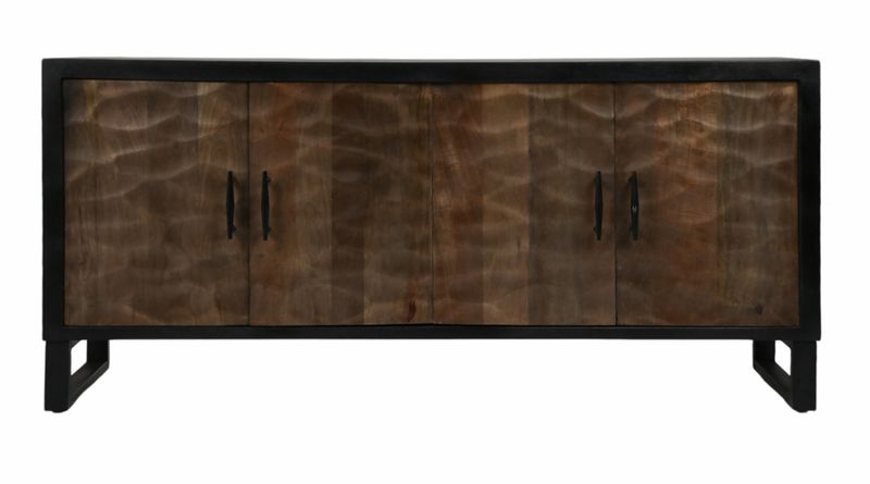 Ramsey Brown Wood Sideboard 65"