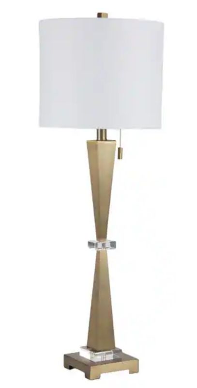 Taranto Gold Lamp 35"