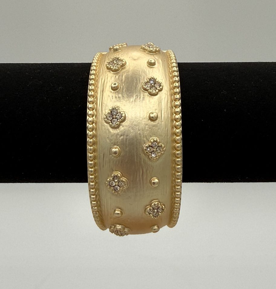Gold W/Diamond Accent Lg Cuff