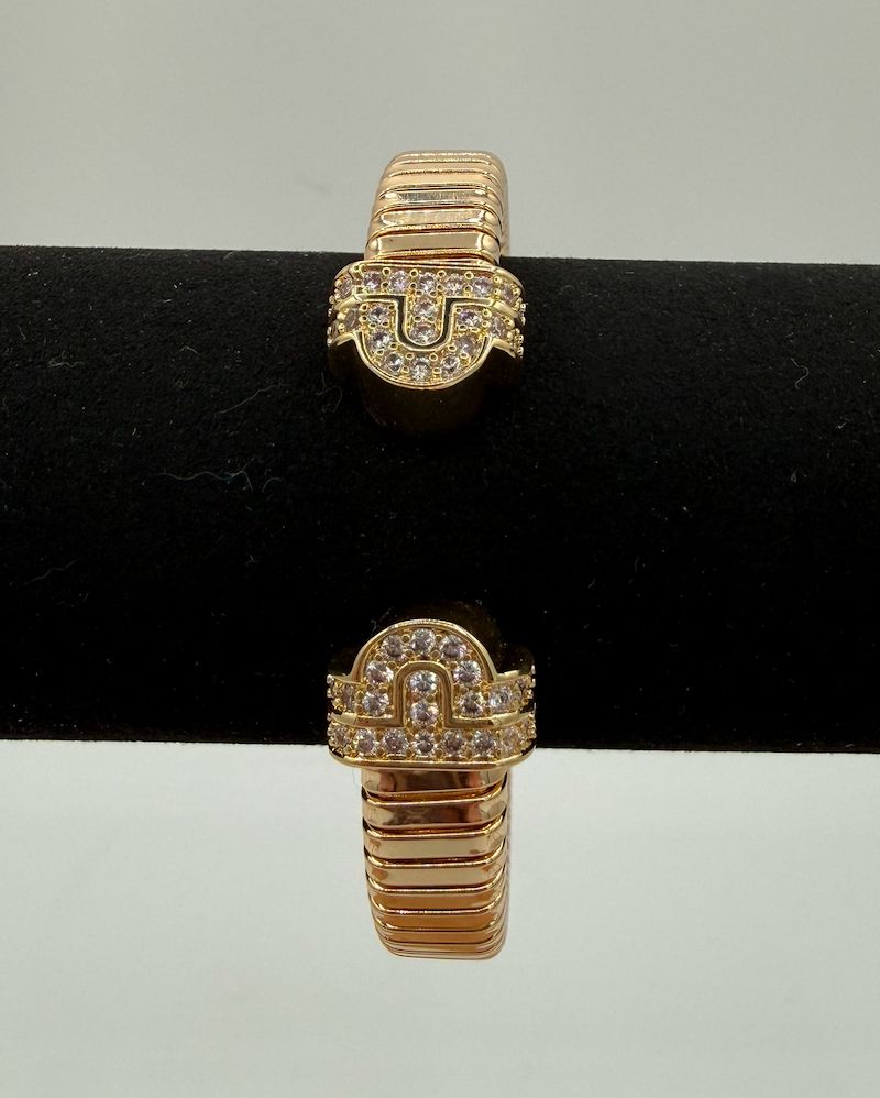 Gold Cuff W/ Diamonds