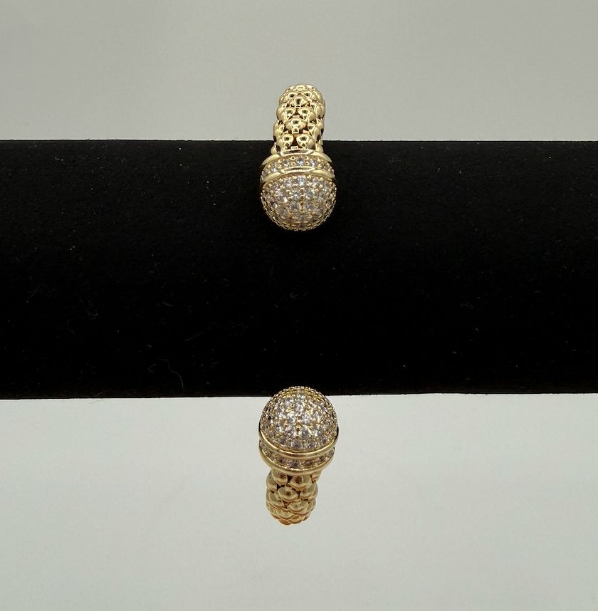 Gold Mesh Cuff Bracelet