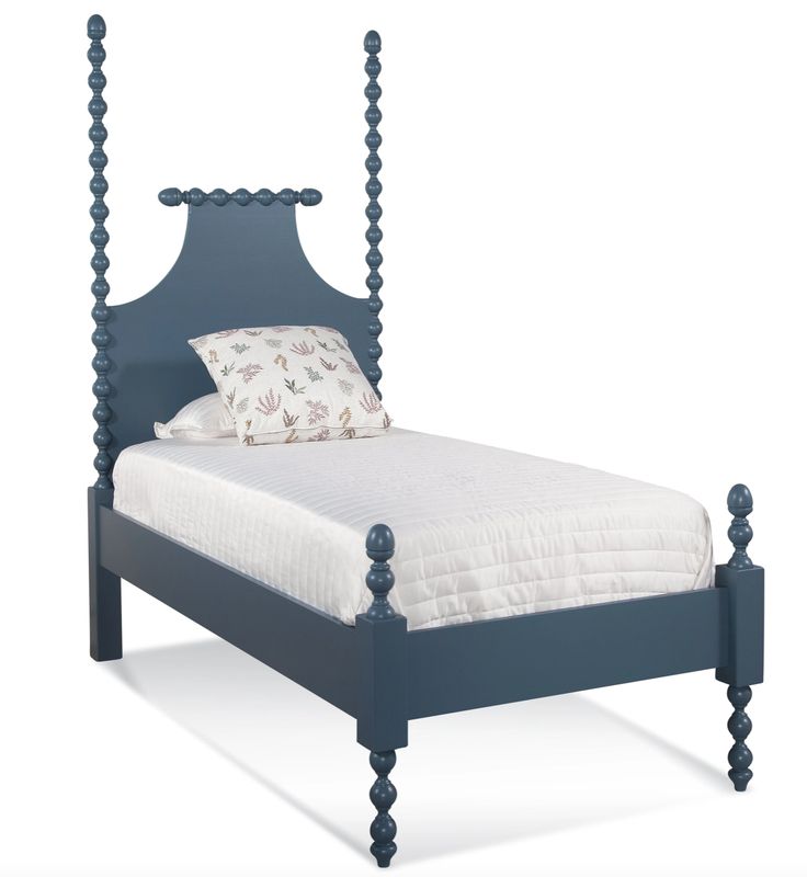 Ocean Blue Twin Bed