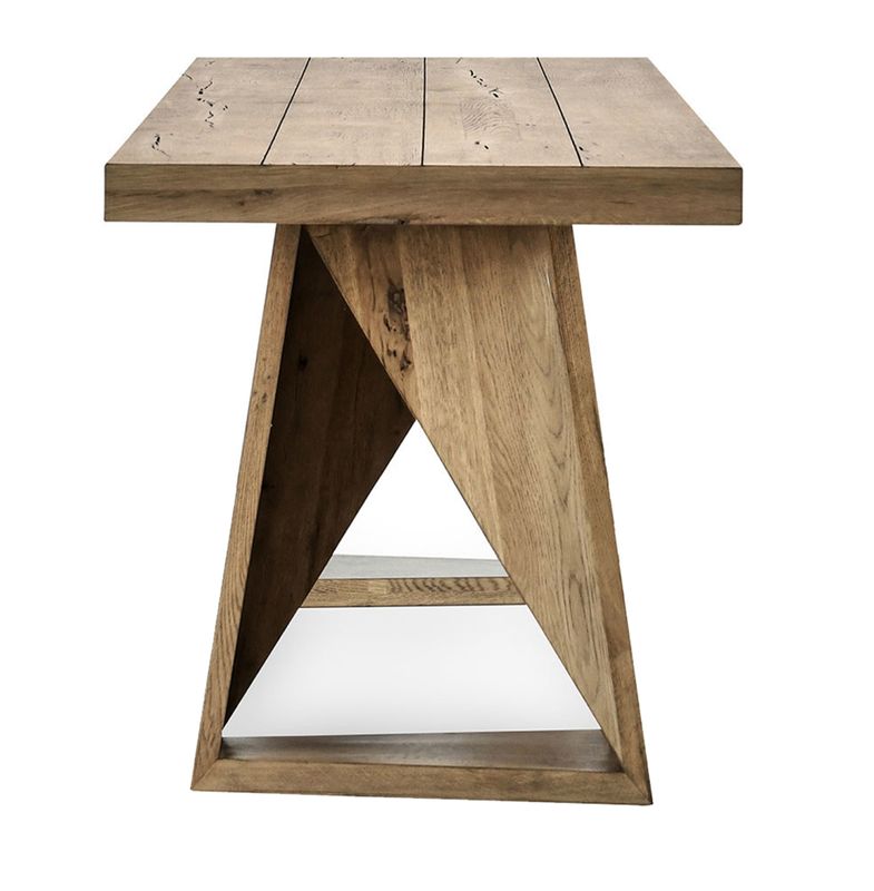 Arleth Reclaimed Oak 94" Console Table Cafe Brown
