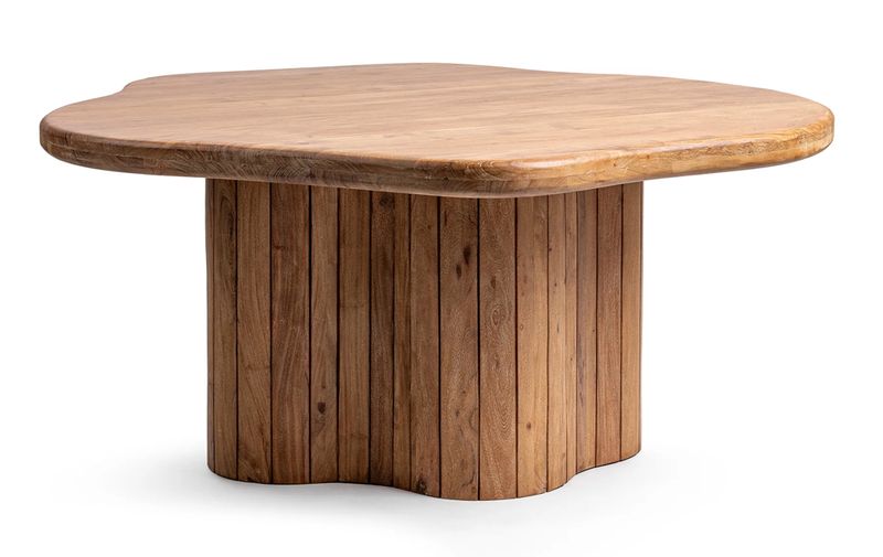 Alvaro Acacia Wood Dining Table 65x64