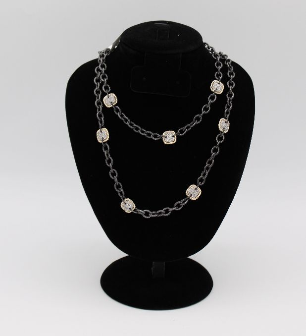 36" Channel Gold Chain Necklace DY