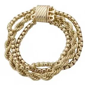 3 Strand Gold Necklace DY
