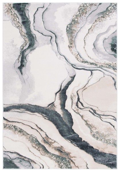 Alenia Blue Swirl Rug 8X10 Alenia Blue Swirl Rug 8X10