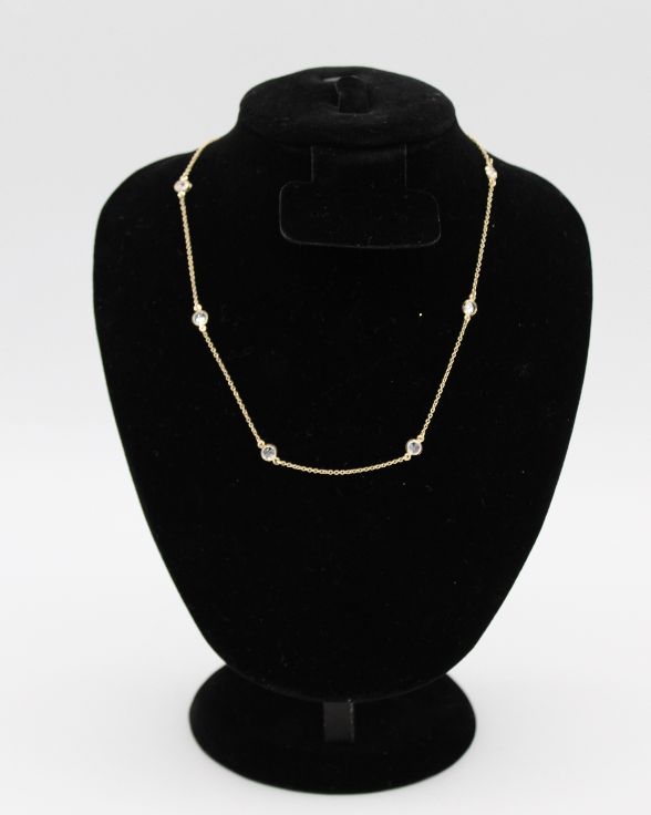 Diamonds by the Yard Gold 16"