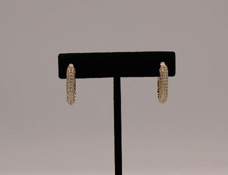 Gold Huggie Earring