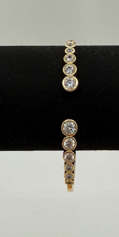 Gold Diamond Cuff Bracelet