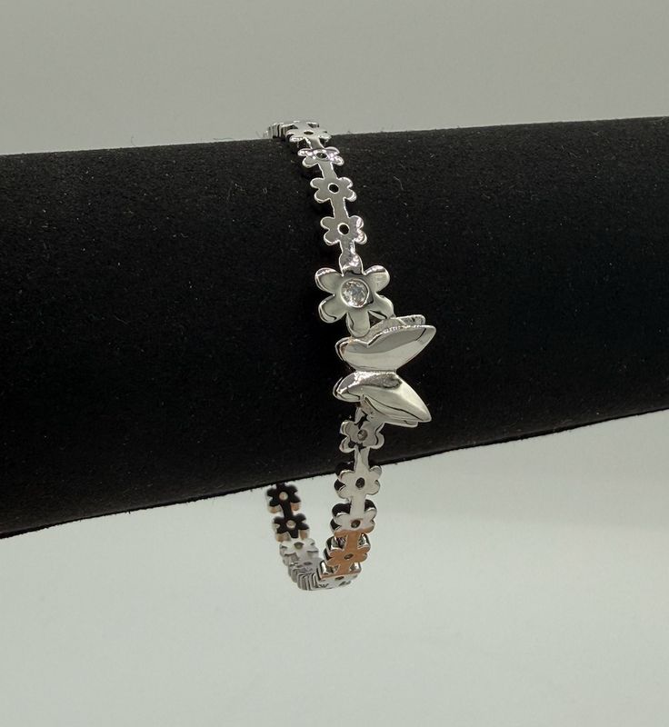 Silver Butterfly Bracelet