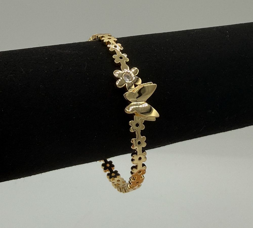 Gold Butterfly Bracelet