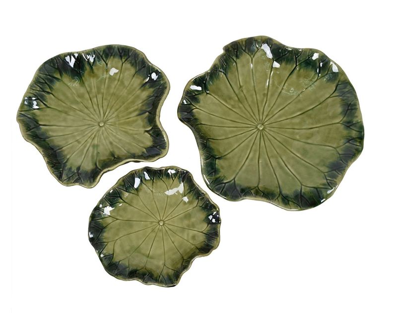 Green Willowbrook Trays Set of 3