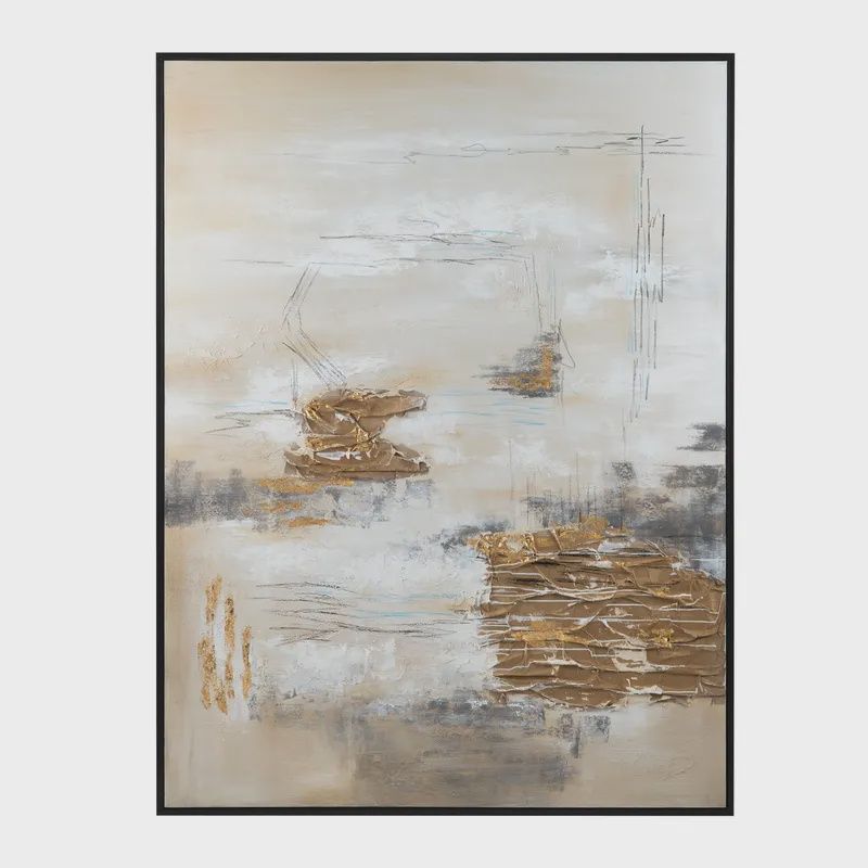 Calm Hand Finished  Art 61.6 x 1.5 x 81.6