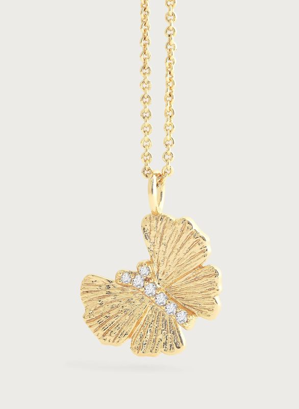 Butterfly Gold Necklace