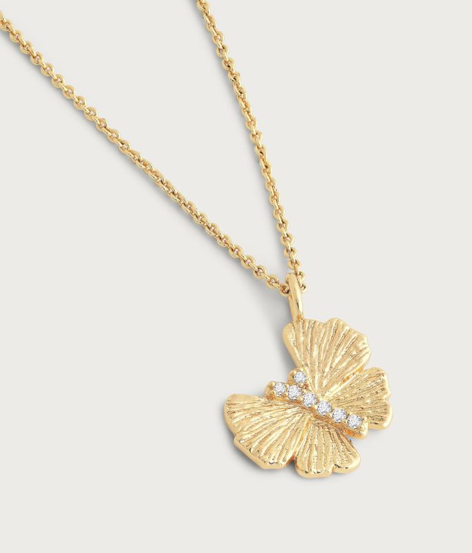 Butterfly Gold Necklace