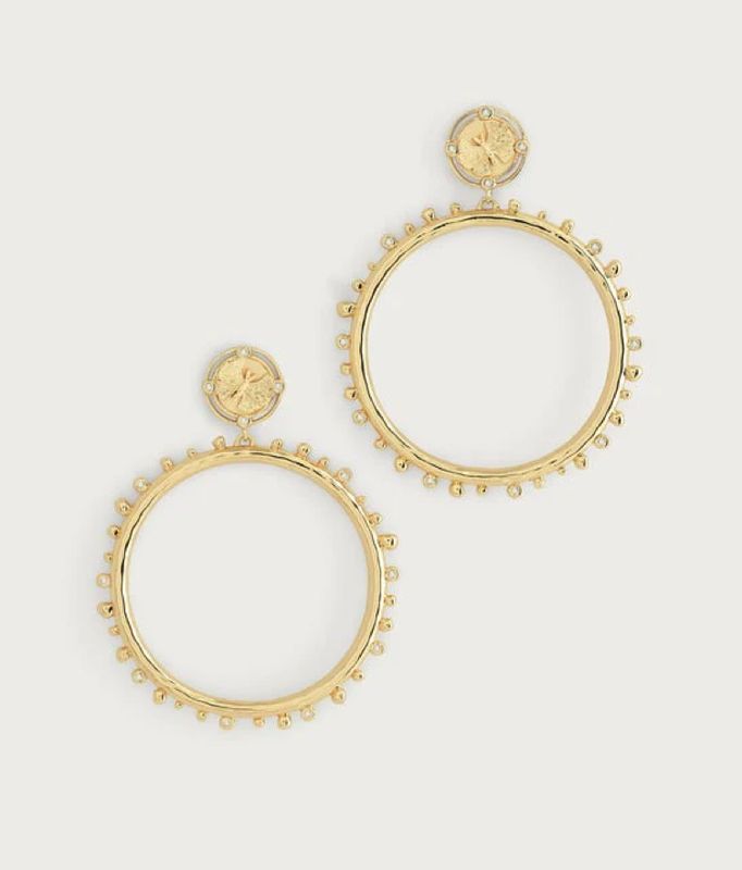 Butterfly Coin Molten Hoops