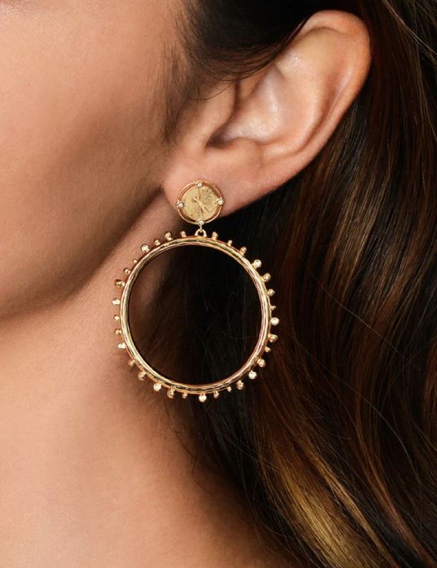 Butterfly Coin Molten Hoops