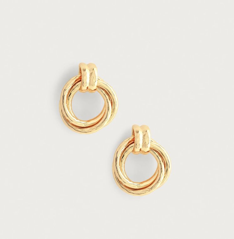 Neptune Triple Ring Earrings