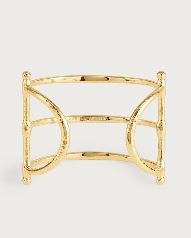 Cheval Bit Gold Cuff