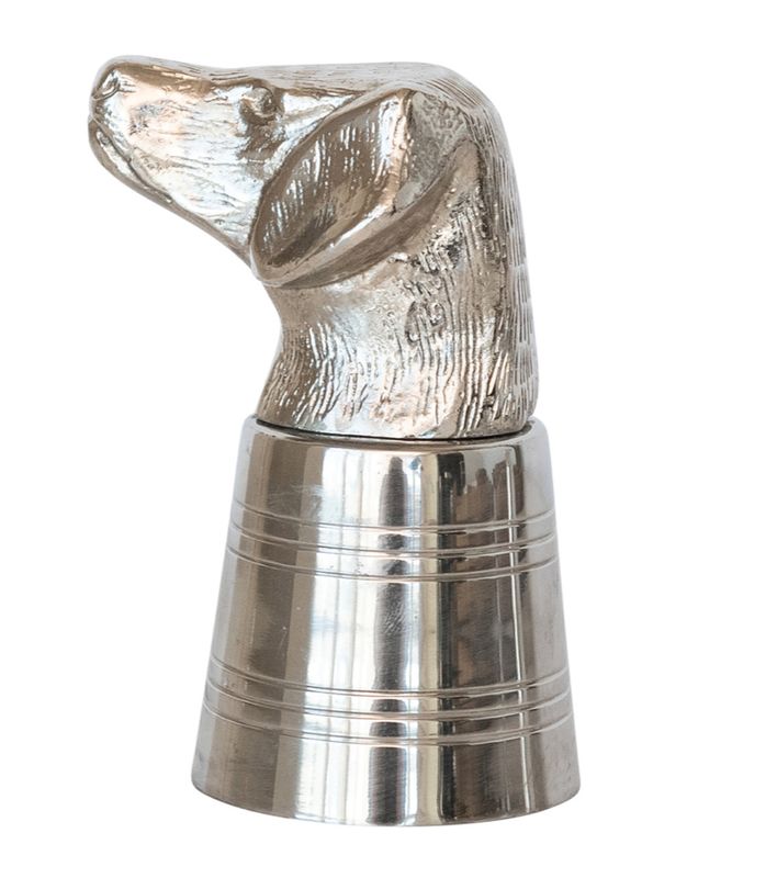 Stainless Steel Dog Head Jigger in Box