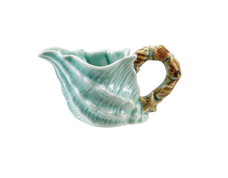 6 oz. Shell Shaped Creamer with Starfish &amp; Shells Handle