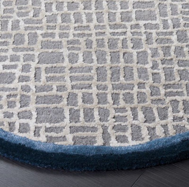 Grey/Blue 6' Round