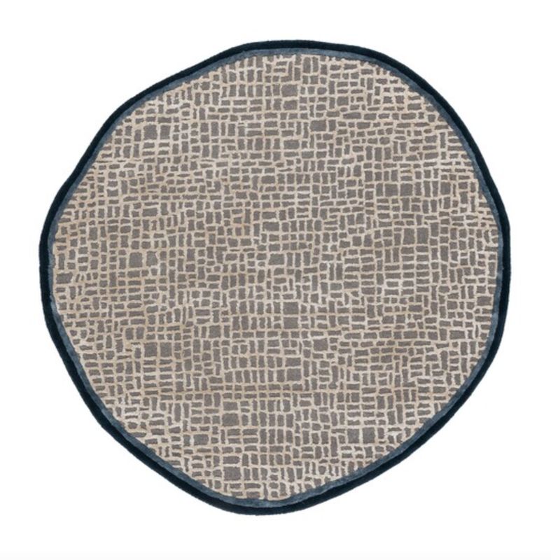 Grey/Blue 6' Round