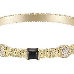 Black Bar/Pave Bangle