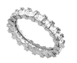 Princess Cut Eternity Ring Gold