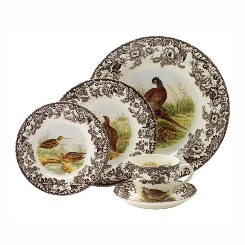 Spode Woodland 5 pc Place Setting Spode Woodland 5 pc Place Setting
