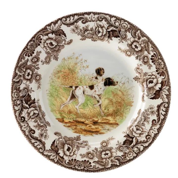 Spode 10.5" Dinner Plate Pointer Spode 10.5" Dinner Plate Pointer