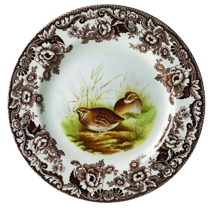 Spode 10.5" Dinner Plate Quail
