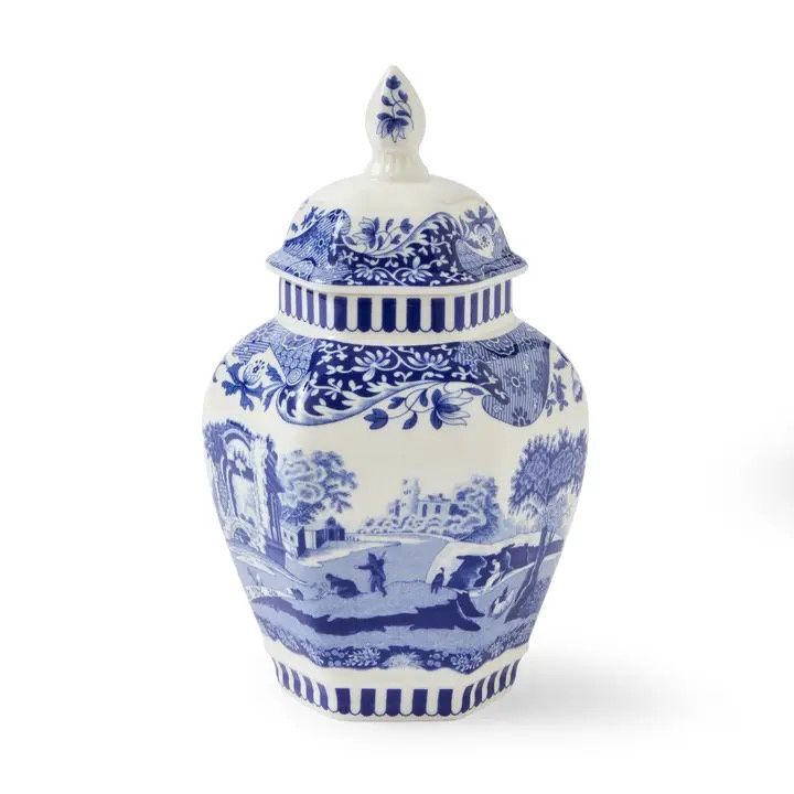 Spode Blue Italian Vase 5.7" Spode Blue Italian Vase 5.7"