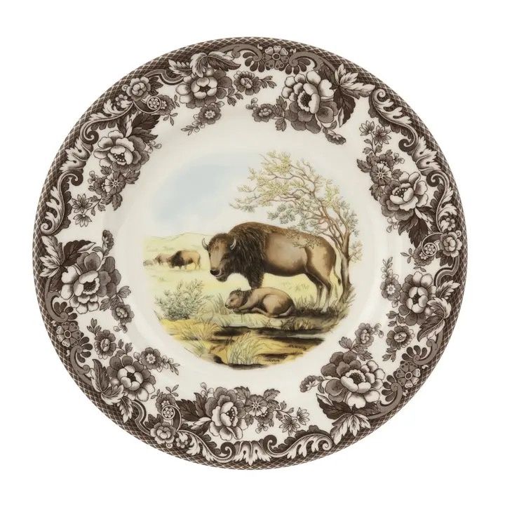Spode 10.5" Dinner Plate Bison