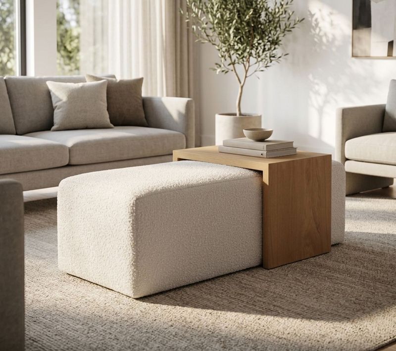 Ivory Bench 54 L x 27 W x 20 H