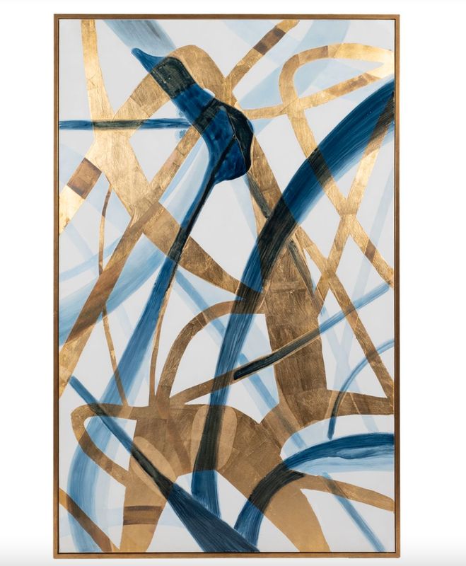 Blue and Gold Art 82L x 52H Blue and Gold Art 82L x 52H
